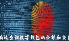 如何有效查询数字钱包的余额和交易记录