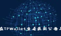 如何在TPWallet查看最新公告与消息
