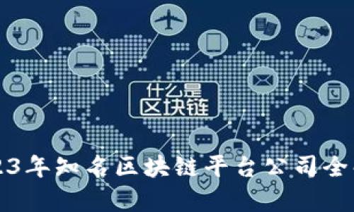 2023年知名区块链平台公司全解析